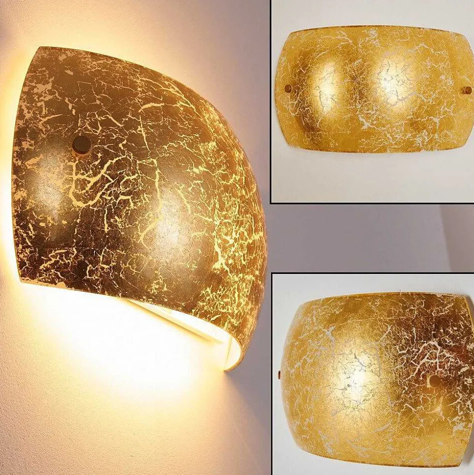 Applique Murale Pilar Or, 2 Lumieres