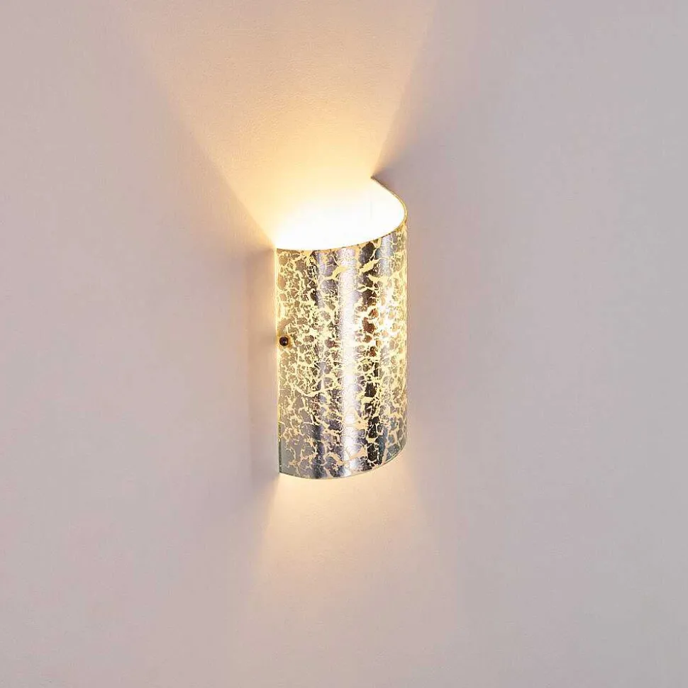 Applique Murale Pordenone Argente, 1 Lumiere