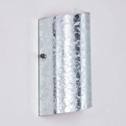 Applique Murale Pordenone Argente, 1 Lumiere