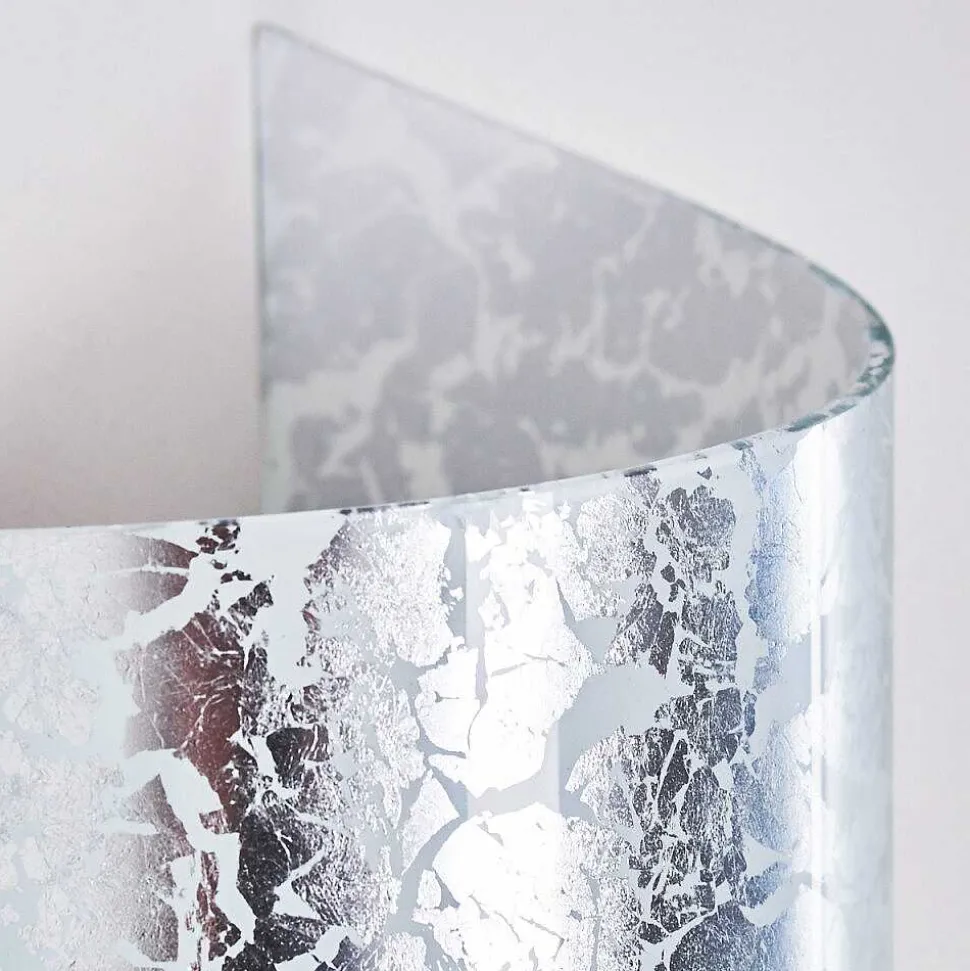 Applique Murale Pordenone Argente, 1 Lumiere