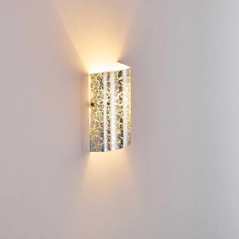 Applique Murale Pordenone Argente, 1 Lumiere