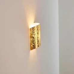 Applique Murale Pordenone Or, 1 Lumiere