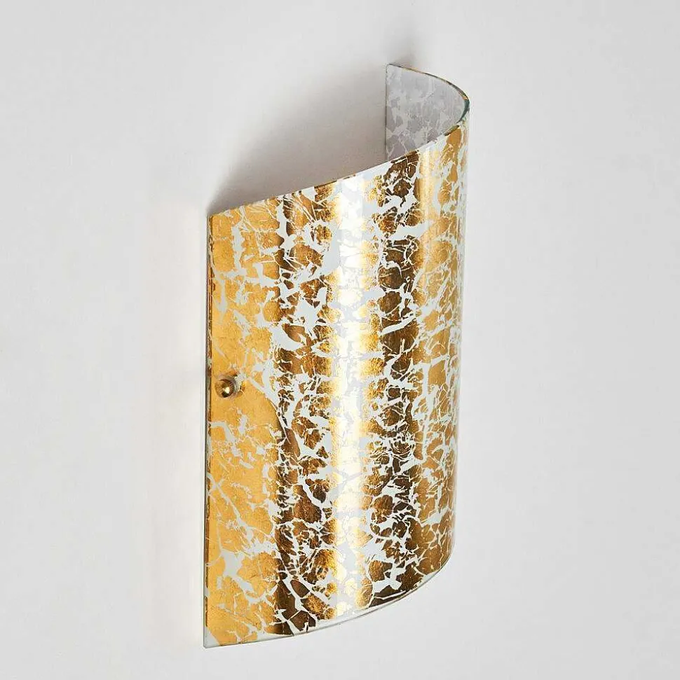 Applique Murale Pordenone Or, 1 Lumiere