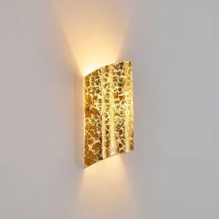 Applique Murale Pordenone Or, 1 Lumiere