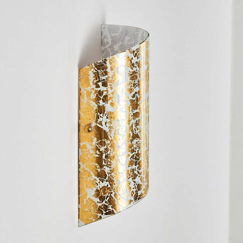 Applique Murale Pordenone Or, 1 Lumiere