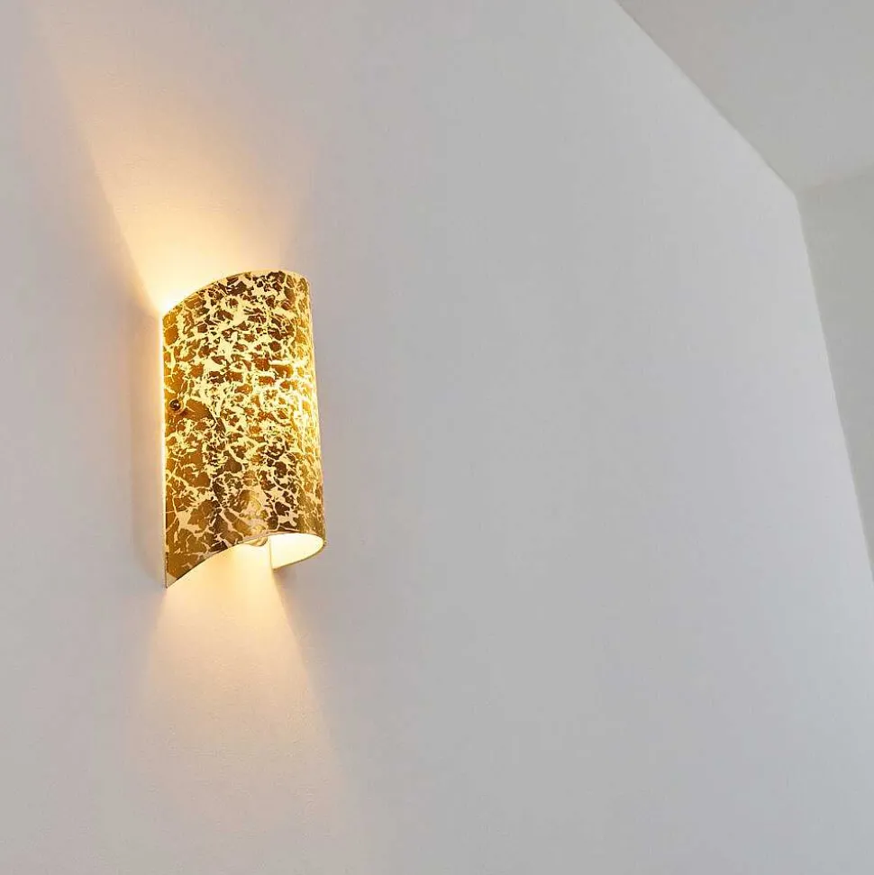 Applique Murale Pordenone Or, 1 Lumiere