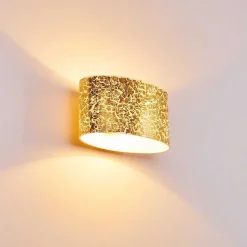 Applique Murale Rapar Chrome, Or, 1 Lumiere