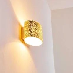 Applique Murale Rapar Chrome, Or, 1 Lumiere