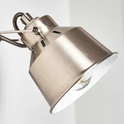 Applique Murale Safari Chrome Brosse, 1 Lumiere