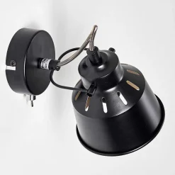 Applique Murale Safari Noir, 1 Lumiere