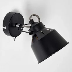 Applique Murale Safari Noir, 1 Lumiere