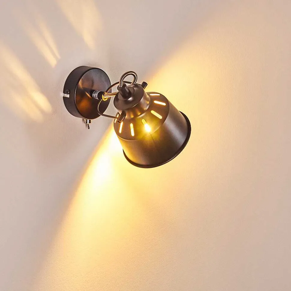 Applique Murale Safari Noir, 1 Lumiere