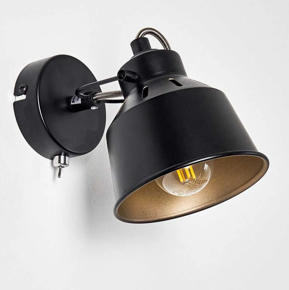 Applique Murale Safari Noir, 1 Lumiere