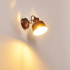 Applique Murale Safari Rouille, 1 Lumiere