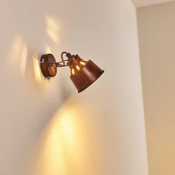 Applique Murale Safari Rouille, 1 Lumiere