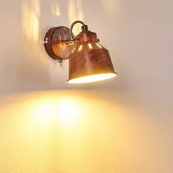 Applique Murale Safari Rouille, 1 Lumiere