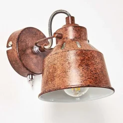 Applique Murale Safari Rouille, 1 Lumiere