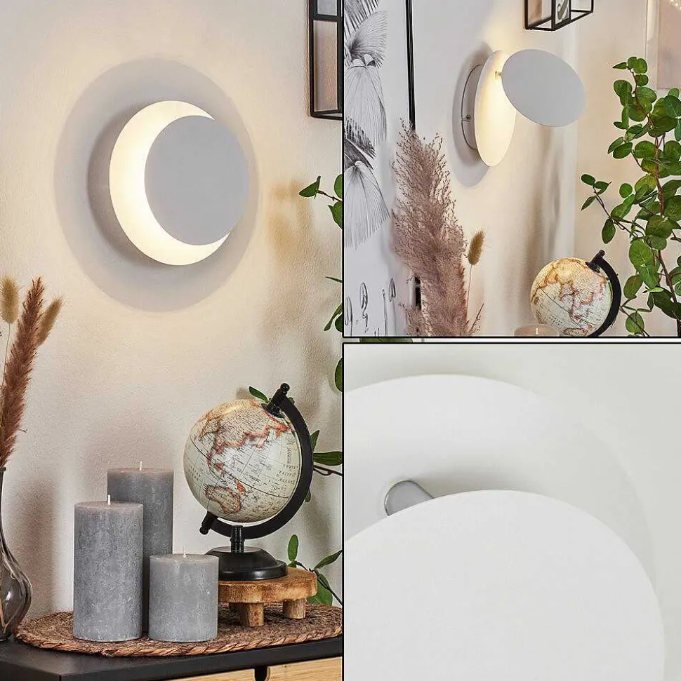 Applique Murale Sanguedo Led Chrome, Blanc, 1 Lumiere