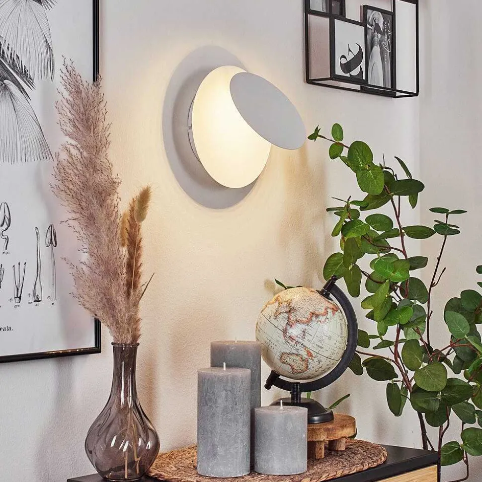 Applique Murale Sanguedo Led Chrome, Blanc, 1 Lumiere