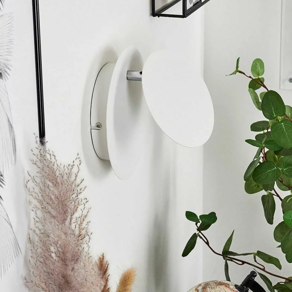 Applique Murale Sanguedo Led Chrome, Blanc, 1 Lumiere