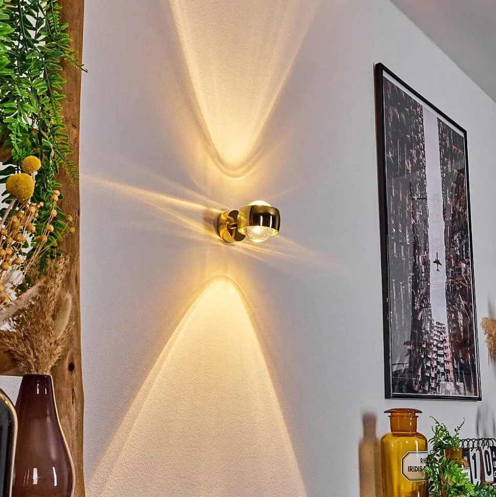 Applique Murale Sapri Or, 1 Lumiere