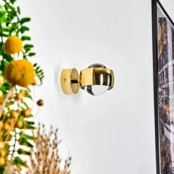 Applique Murale Sapri Or, 1 Lumiere