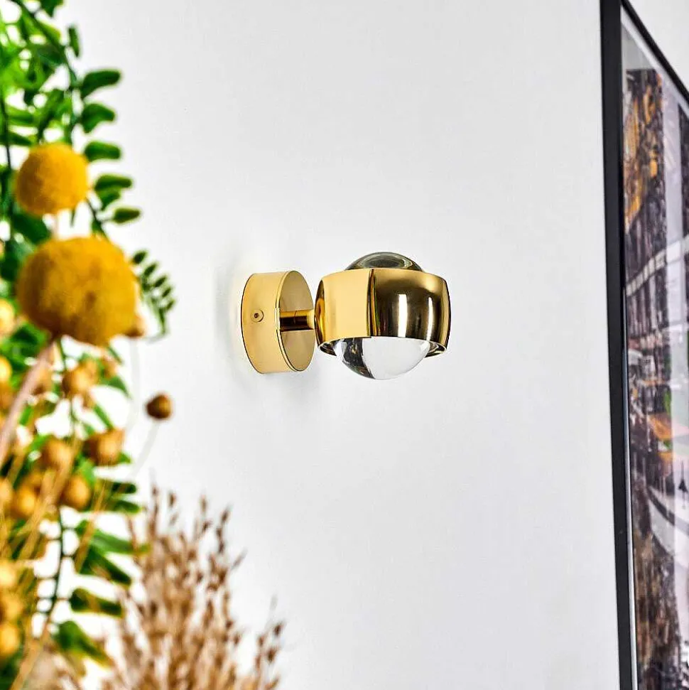 Applique Murale Sapri Or, 1 Lumiere