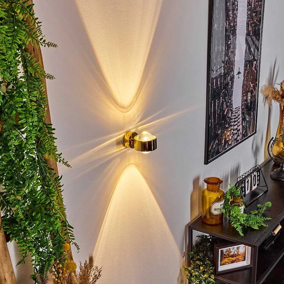 Applique Murale Sapri Or, 1 Lumiere