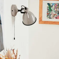 Applique Murale Selki Gris, Noir, 1 Lumiere