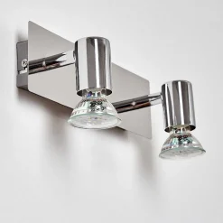 Applique Murale Sibarco Led Chrome, 2 Lumieres