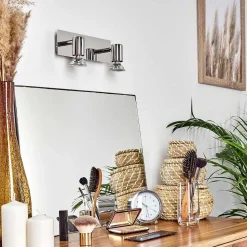 Applique Murale Sibarco Led Chrome, 2 Lumieres