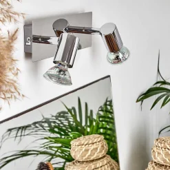 Applique Murale Sibarco Led Chrome, 2 Lumieres