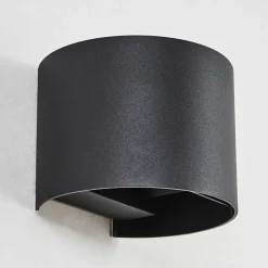 Applique Murale Strandaa Led Noir, 2 Lumieres