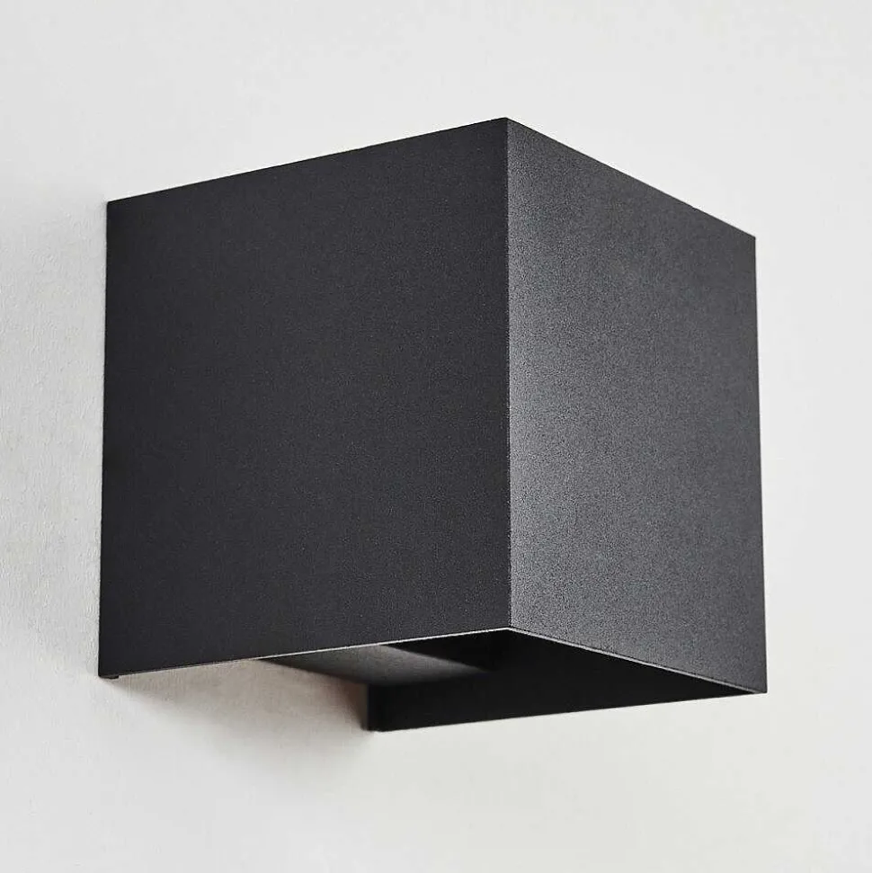 Applique Murale Strandaa Led Noir, 2 Lumieres