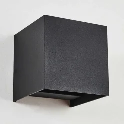 Applique Murale Strandaa Led Noir, 2 Lumieres