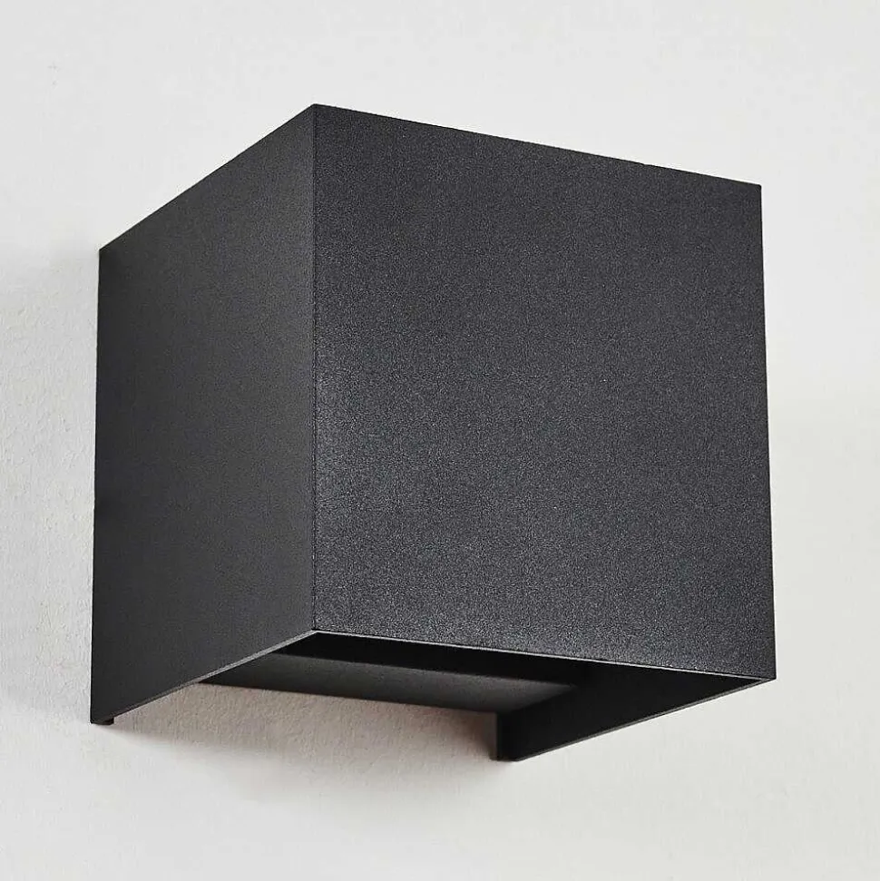 Applique Murale Strandaa Led Noir, 2 Lumieres