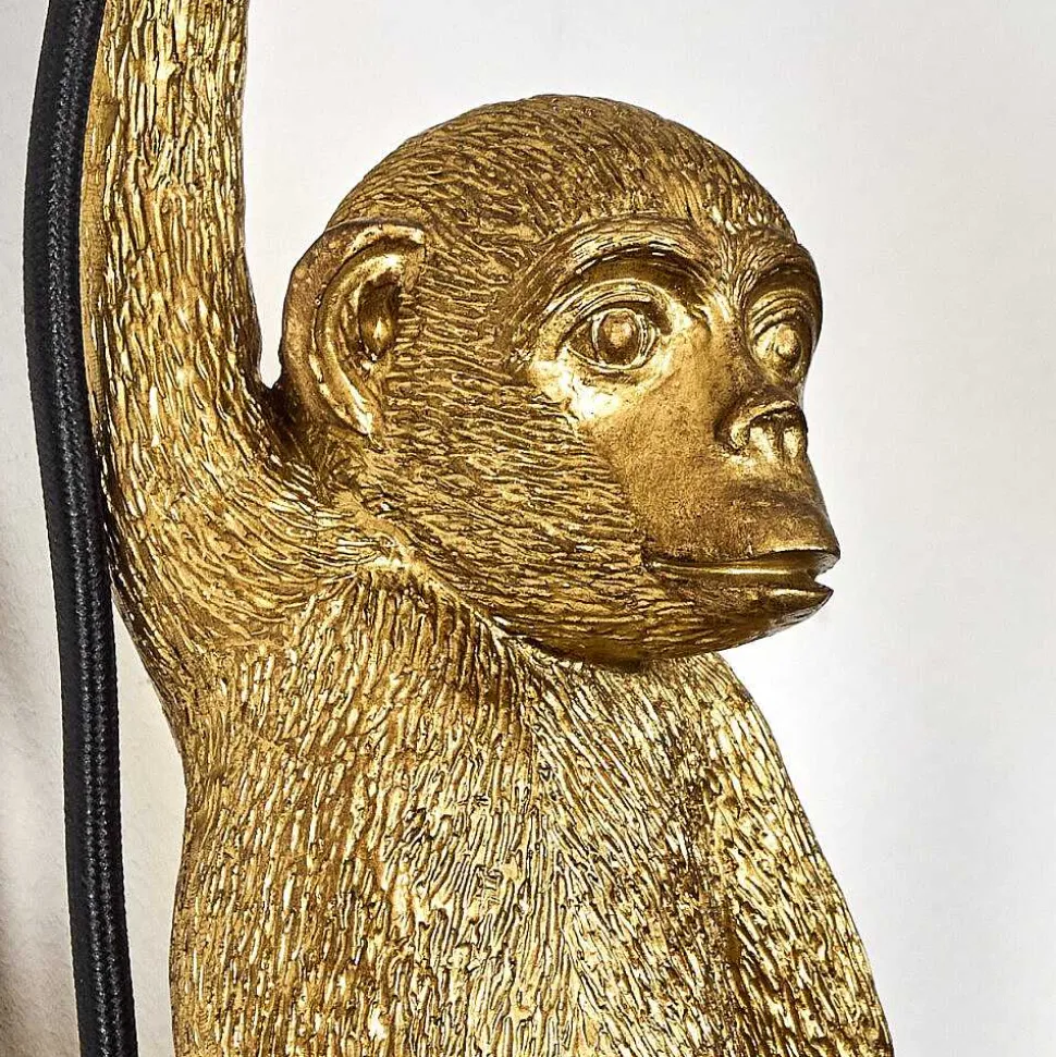 Applique Murale Suardi Or, Noir, 1 Lumiere