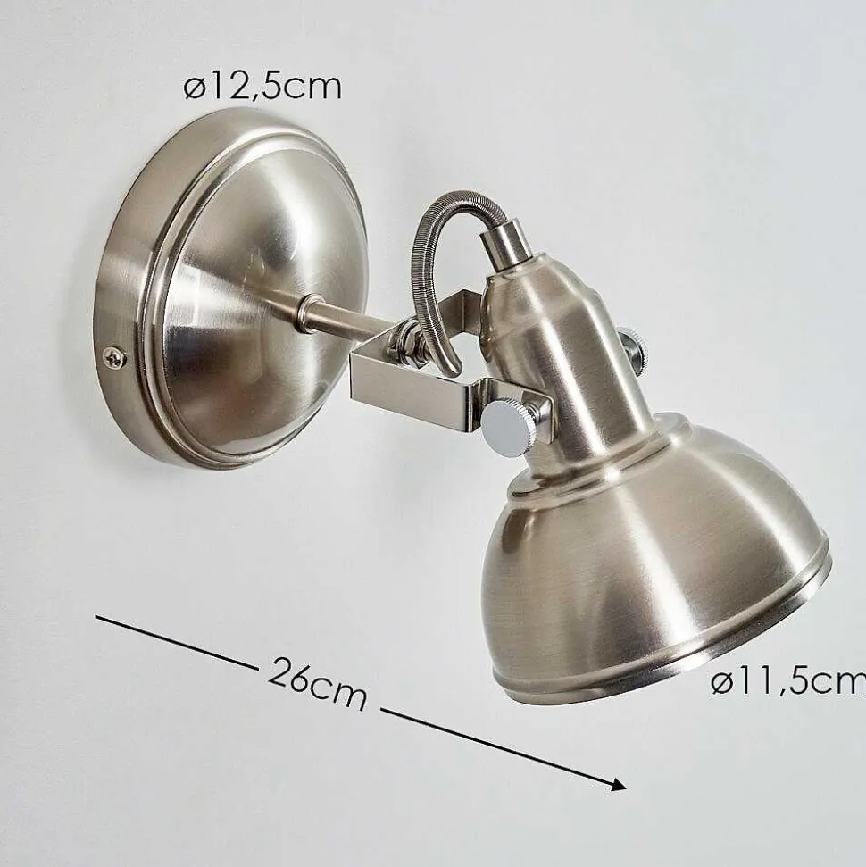 Applique Murale Tina Nickel Mat, 1 Lumiere