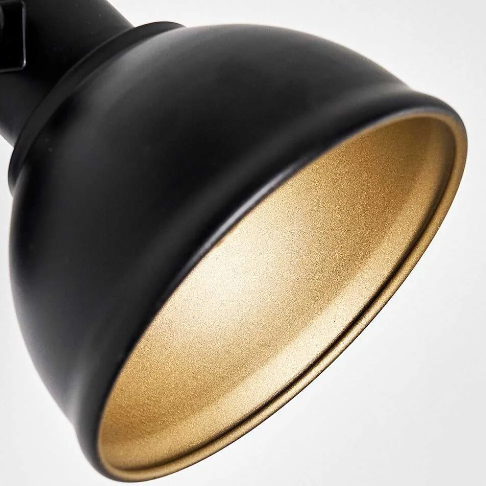 Applique Murale Tina Noir, 1 Lumiere