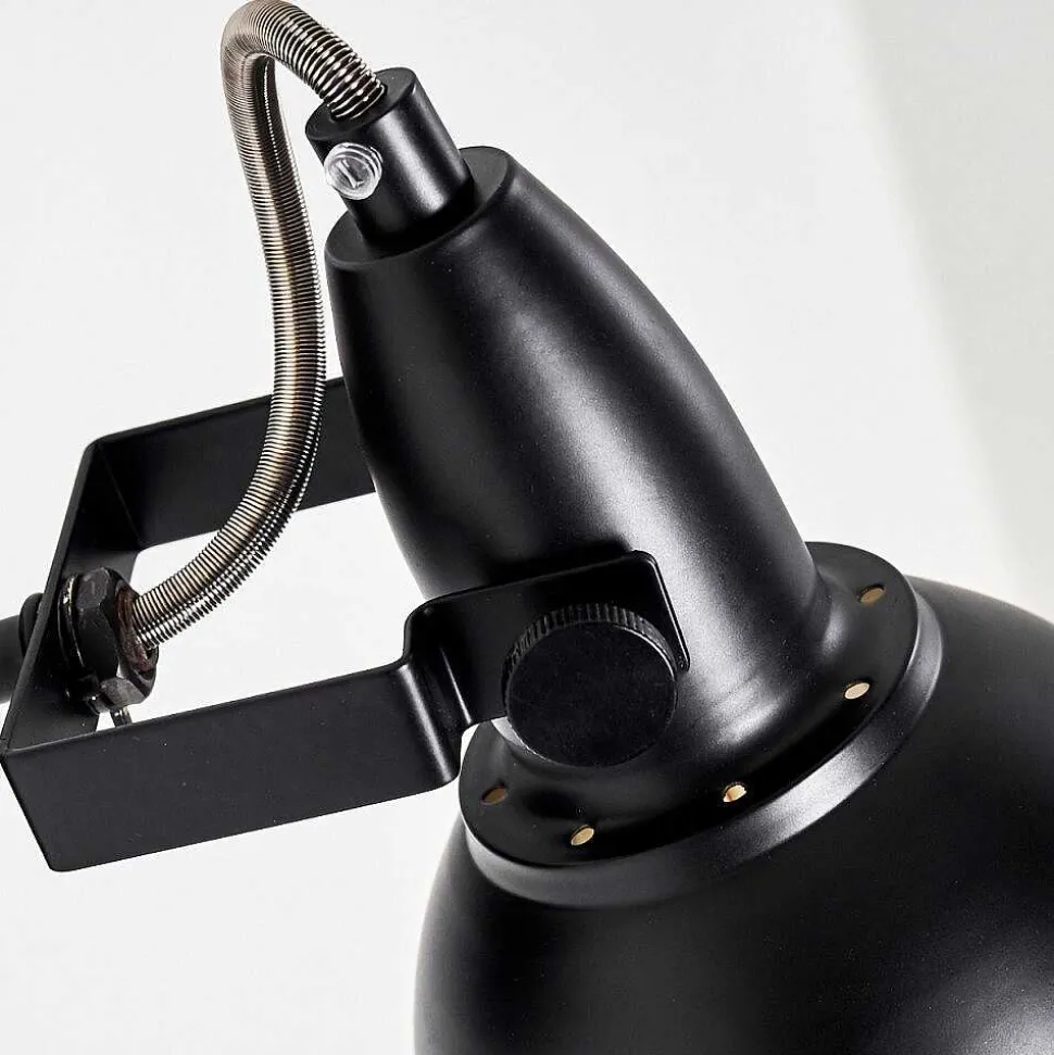 Applique Murale Tina Noir, 1 Lumiere