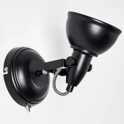 Applique Murale Tina Noir, 1 Lumiere