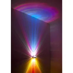 Applique Murale Top-Light Pukwall Led Chrome, 2 Lumieres