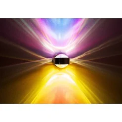 Applique Murale Top-Light Pukwall Led Chrome, 2 Lumieres