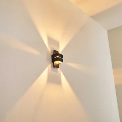 Applique Murale Tora Noir, 1 Lumiere