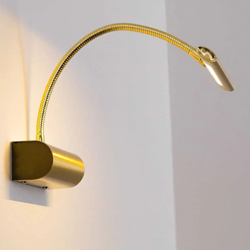 Applique Murale Trio Curtis Led Laiton, 1 Lumiere