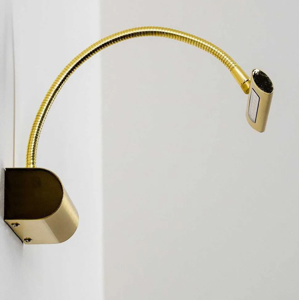 Applique Murale Trio Curtis Led Laiton, 1 Lumiere