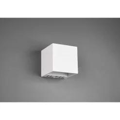 Applique Murale Trio Figo Led Blanc, 1 Lumiere, Telecommandes, Changeur De Couleurs