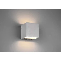 Applique Murale Trio Figo Led Aluminium, 1 Lumiere, Telecommandes, Changeur De Couleurs