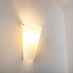 Applique Murale Zera Aluminium, Blanc, 1 Lumiere