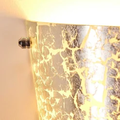 Applique Murale Zera Argente, 1 Lumiere